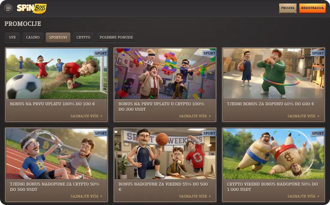 spinboss casino bonus sport